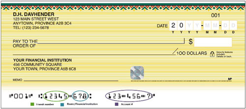 Sun Financial-cheques